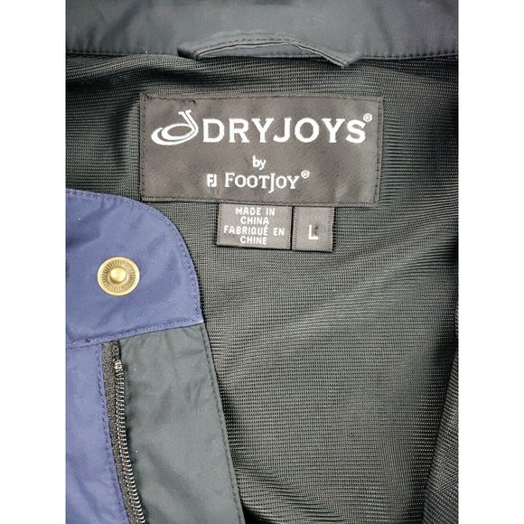 DryJoys by FootJoy - Mens Blue Windbreaker Golf Pullover Jacket - Size L - Picture 3 of 12